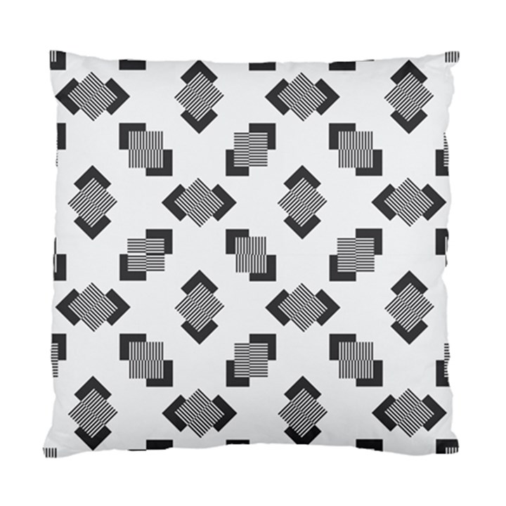 Black White Minimal Art Standard Cushion Case (Two Sides)