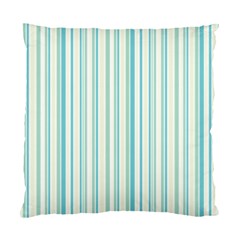 Green Stripes Standard Cushion Case (two Sides) by designsbymallika
