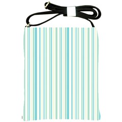 Green Stripes Shoulder Sling Bag