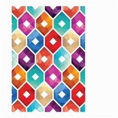 Hexagonal Color Pattern Small Garden Flag (two Sides)