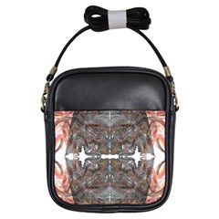 Painted Symmetry Girls Sling Bag by kaleidomarblingart