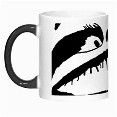 Creepy Monster Black And White Close Up Drawing Morph Mugs