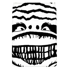 Creepy Monster Black And White Close Up Drawing Removable Flap Cover (s)