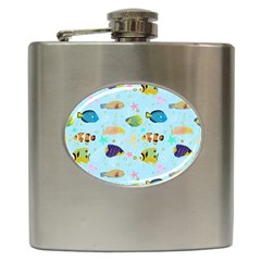 Underwater World Hip Flask (6 Oz) by SychEva