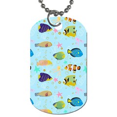 Underwater World Dog Tag (two Sides) by SychEva