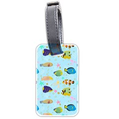 Underwater World Luggage Tag (two Sides) by SychEva