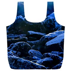 Big Rocks Illuminated By Sunlight Print Full Print Recycle Bag (xxxl) by dflcprintsclothing