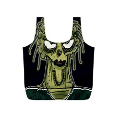 Ugly Monster Portrait Drawing Full Print Recycle Bag (s) by dflcprintsclothing