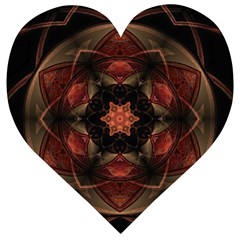 Mrn Medallion Wooden Puzzle Heart by MRNStudios