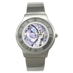 Landslide Baby Blue Stainless Steel Watch by MRNStudios