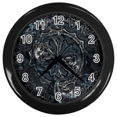 Slammer Wall Clock (black) by MRNStudios