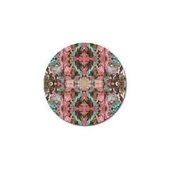 Velvet Arabesque Golf Ball Marker (4 Pack) by kaleidomarblingart