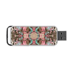 Velvet Arabesque Portable Usb Flash (one Side) by kaleidomarblingart