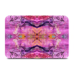 Magenta Kaleidoscope Plate Mats by kaleidomarblingart