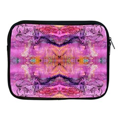 Magenta Kaleidoscope Apple Ipad 2/3/4 Zipper Cases by kaleidomarblingart