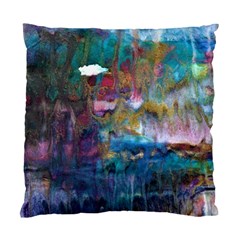 Abstract Turquoise Standard Cushion Case (one Side) by kaleidomarblingart