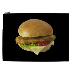 Chicken Burger Cosmetic Bag (xxl) by snackkingdom