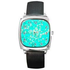 Pop Art Neuro Light Square Metal Watch by essentialimage365