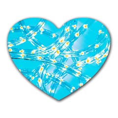 Pop Art Neuro Light Heart Mousepads by essentialimage365