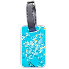 Pop Art Neuro Light Luggage Tag (one Side) by essentialimage365