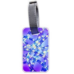 Pop Art Neuro Light Luggage Tag (two Sides) by essentialimage365
