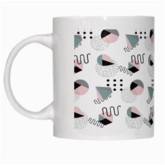Geometry Colors White Mugs