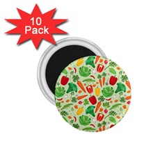 Vegetables Love 1 75  Magnets (10 Pack)  by designsbymallika