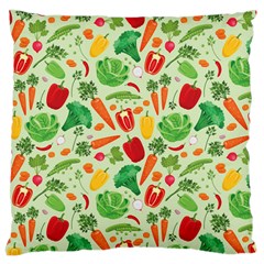 Vegetables Love Large Cushion Case (one Side) by designsbymallika