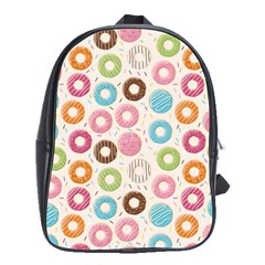 Donuts Love School Bag (large) by designsbymallika