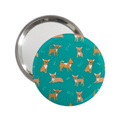 Cute Chihuahua Dogs 2 25  Handbag Mirrors by SychEva