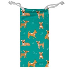 Cute Chihuahua Dogs Jewelry Bag by SychEva