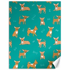 Cute Chihuahua Dogs Canvas 18  X 24  by SychEva