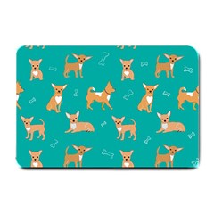 Cute Chihuahua Dogs Small Doormat  by SychEva