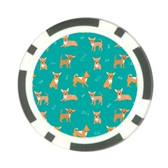 Cute Chihuahua Dogs Poker Chip Card Guard (10 Pack) by SychEva