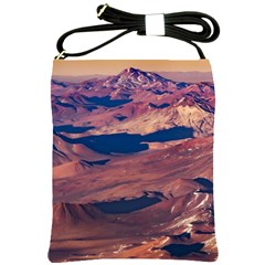 Atacama Desert Aerial View Shoulder Sling Bag by dflcprintsclothing