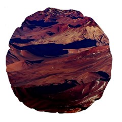 Atacama Desert Aerial View Large 18  Premium Flano Round Cushions