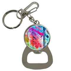 Fluorescent Bottle Opener Key Chain by kaleidomarblingart