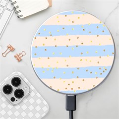 Summer Golden Love Wireless Charger by designsbymallika