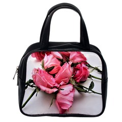 Scattered Roses Classic Handbag (one Side) by kaleidomarblingart