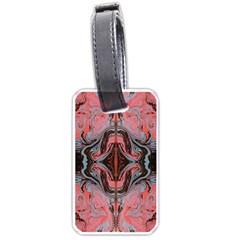 Arabesque Repeats Luggage Tag (one Side) by kaleidomarblingart