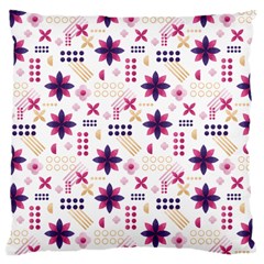 Minimal Floral Pattern Large Cushion Case (one Side) by designsbymallika