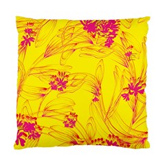 Floral Abstract Pattern Standard Cushion Case (one Side)