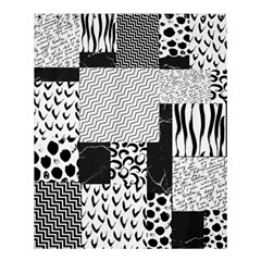 Black And White Pattern Shower Curtain 60  X 72  (medium)  by designsbymallika