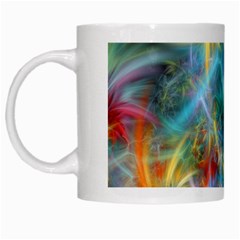 Colorful Thoughts White Mugs by WolfepawFractals