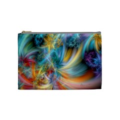 Colorful Thoughts Cosmetic Bag (medium) by WolfepawFractals