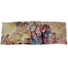 Marbling Collage Body Pillow Case (dakimakura) by kaleidomarblingart