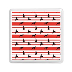 Doberman Dogs On Lines Memory Card Reader (square) by SychEva