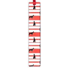 Doberman Dogs On Lines Large Book Marks by SychEva