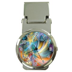 Colorful Thoughts Money Clip Watches by WolfepawFractals