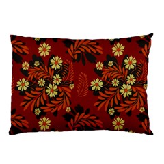 Folk Flowers Pattern Pillow Case by Eskimos